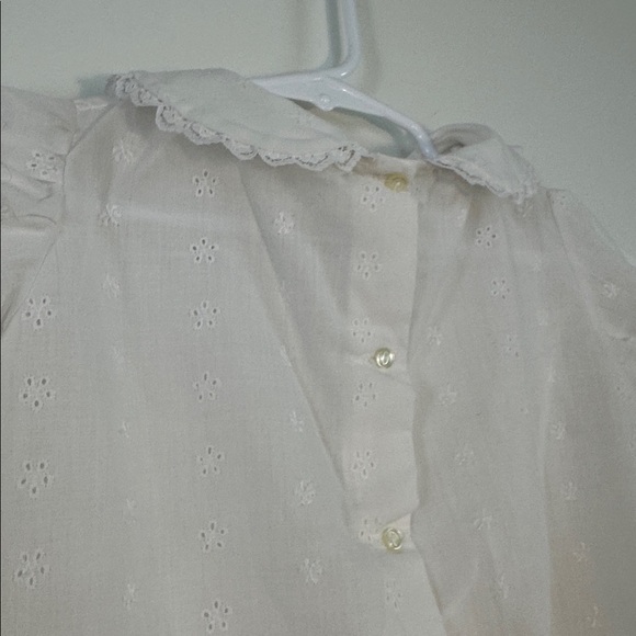 Vintage Embroidered Baby Eyelet Dress - Picture 6 of 9